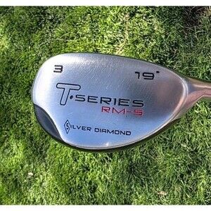 Silver Diamond T-Series RM-5 3 Hybrid 19* R Flex Graphite Shaft RH New Grip